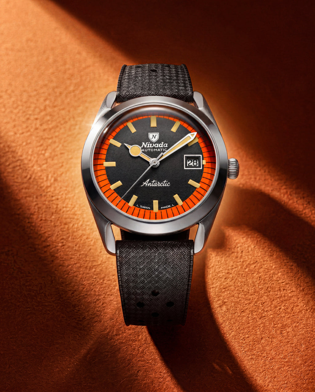 ANTARCTIC BLACK & ORANGE - 38MM